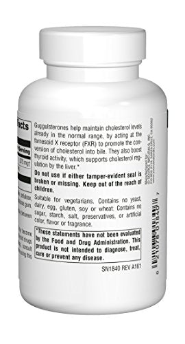 Source Naturals Guggulsterones, Supports The Heart and Arteries* 37.5 mg - 120 Tablets