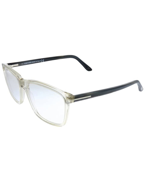 Eyeglasses Tom Ford FT 5479 -B 020 grey/other, Transp. Grey W. Grey Striped Blue Horn Temples/ Bl, 56/16/145