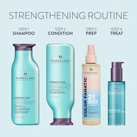 Thumbnail for Pureology Strength Cure Shampoo - For Damaged or Color Treated Hair, Hair Strengthening & Prevents Breakage, Seals Split Ends, Vegan & Sulfate-Free, 9 Fl Oz