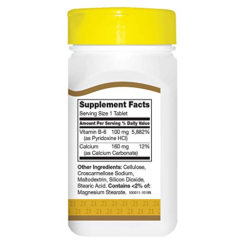 21st Century Vitamin B-6 100 Mg, 110 Count