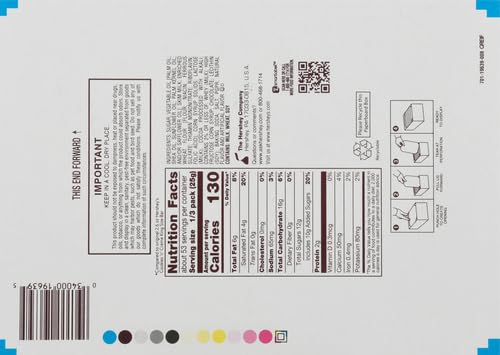HERSHEY'S COOKIES 'N' CREME King Size Candy, Bulk, Individually Wrapped, 2.6 oz Bars (18 Count)