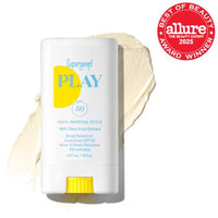 Thumbnail for Supergoop! PLAY Mineral Stick SPF 50, 0.67 oz - On-the-Go Broad Spectrum Face Sunscreen - Water Resistant - Vegan