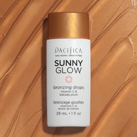 Thumbnail for Pacifica Sunny Glow Liquid Face Bronzer Drops - Face Makeup Bronzing For Face & Cheeks for Instant Sun-Kissed Glow - Vitamin C & Glycolic Acid Infused Liquid Bronzer Illuminating Highlighting Clean