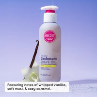 Thumbnail for eos Cashmere Skin Collection Shave Oil, Vanilla Cashmere, Soothing and Moisturizing, Prevents Irritation and Razor Burn, Entire Bikini Area-Approved, 6 fl oz Packaging May Vary