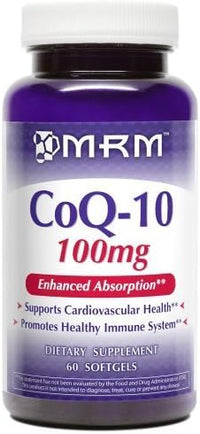 Thumbnail for MRM Coq-10 100mg (Pel Delivery System) as Ubiquinone, 60-Softgels (Pack of 3)