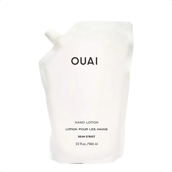 OUAI Hand Lotion Refill - Daily, Lightweight, Hydrating Lotion for Dry Skin - Made with Avocado, Rosehip and Jojoba Oil to Lock in Moisture - Never Greasy (32 Fl Oz)