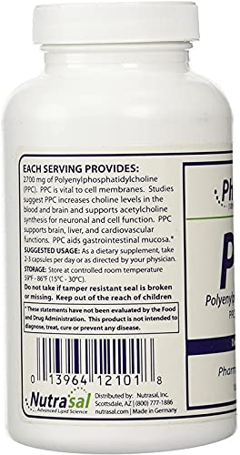 Nutrasal PhosChol, 900 Milligrams, 100 Softgels (Pack of 2)