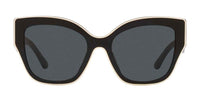 Thumbnail for Tory Burch Sunglasses TY 7184 U 192987 Black With Ivory Piping