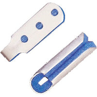 Thumbnail for Djo Finger Splint Padded Aluminum/Foam Left Or Right Hand Silver/Blue Medium - 12 Per Pack