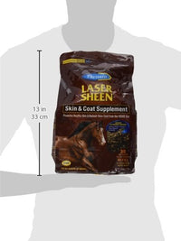 Thumbnail for Farnam Laser Sheen Skin & Coat Supplement for Horses, Promotes Healthy Skin & Radiant Coat from The Inside Out, 3.75 Pounds 30 Day Supply