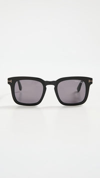 Thumbnail for Tom Ford Women's Dax Sunglasses, Shiny Black/Smoke, One Size