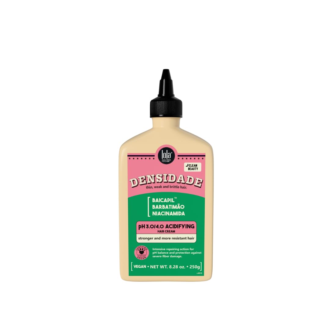 Lola From Rio - Densidade - Acidifying With pH 3.0/4.0, Improves Hair Resistance, Prevent Anti-Breakage and Fall, Protect Against Chemical Process, Balance hair pH 8.82 Fl Oz
