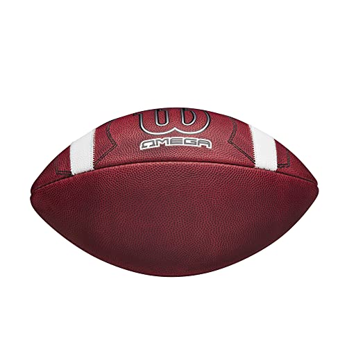 WILSON Omega Official College Football - Official Size, Brown
