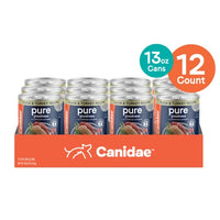Thumbnail for Canidae Pure Limited Ingredient Premium Adult Wet Dog Food, Duck & Turkey Recipe, 13 oz. (Case of 12), Grain Free