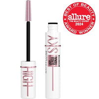 Thumbnail for Maybelline Lash Sensational Sky High Serum Infused Lash Primer for Mascara, Lengthening, Thickening, Tinted and Washable Formula, Soft Black, 1 Count