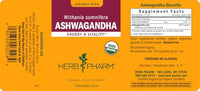 Thumbnail for Herb Pharm Ashwagandha, Alcohol Free: Organic Liquid Extract | Traditional Stress Support Supplement, Vegan Ashwagandha Root Glycerite, Adaptogen Extract for Adults | Up to 12 Week Supply, 4 oz* 