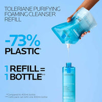 Thumbnail for La Roche-Posay Toleriane Purifying Foaming Facial Cleanser, Niacinamide + Ceramides + Prebiotic Thermal Water, Oil Free Face Wash For Oily Skin, Pore Cleanser Safe For Sensitive Skin, Soap Free