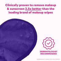 Thumbnail for The Original MakeUp Eraser, Erase All Makeup With Just Water, Including Waterproof Mascara, Eyeliner, Foundation, Lipstick, and More (Queen Purple)