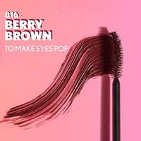 Thumbnail for CoverGirl Eye Enhancer, Berry Brown, 3D Mascara, Curved Fiber Brush, Plant-Based Lifting Wax, For All Lash Types, 24-Hour Wear, Transfer-Proof, Flake-Free, 0.30oz