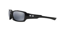 Thumbnail for Oakley Mens OO9238 Fives Squared Rectangular Sunglasses, Polished Black/Black Iridium Polarized, 54 mm