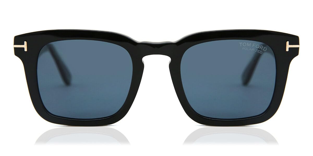 Tom Ford - FT0751 Shiny Black Square Men Sunglasses - 50mm