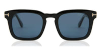 Thumbnail for Tom Ford - FT0751 Shiny Black Square Men Sunglasses - 50mm
