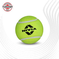 Thumbnail for Nivia Heavy Tennis Ball Cricket Ball (Pack of 6), Yellow