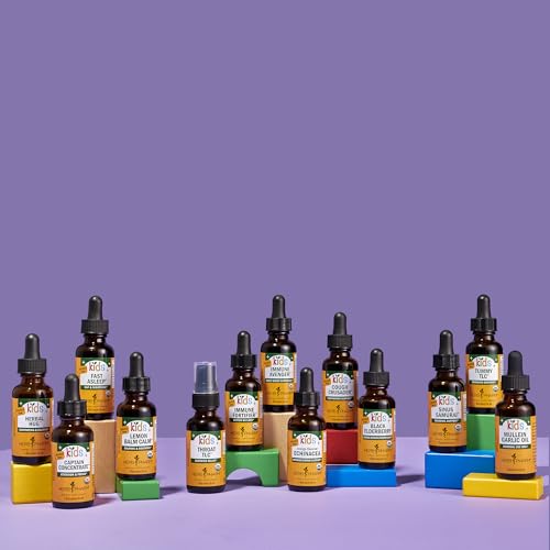 Herb Pharm Kids Certified-Organic Alcohol-Free Echinacea Glycerite Liquid Extract, 4 oz