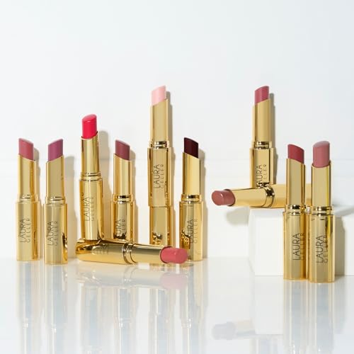 LAURA GELLER NEW YORK Jelly Balm Moisturizing Tinted Lip Balm - Just Peachy - Hydrating Vitamin E - Semi-Shine Finish