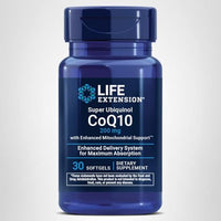 Thumbnail for Life Extension Super Ubiquinol CoQ10 with Enhanced Mitochondrial Support – 200 mg, Shilajit – Promotes Heart Health, Cell Energy, Oxidative Stress – Gluten-Free, Non-GMO – 30 Softgels