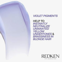 Thumbnail for Redken Blondage Purple Conditioner For Blonde Hair - Tones & Moisturizes Brassy Hair, Color Depositing