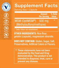 Thumbnail for The Vitamin Shoppe MSM 500 (500MG) (Methylsulfonylmethane), Supports Joint Health & Function (120 Capsules)