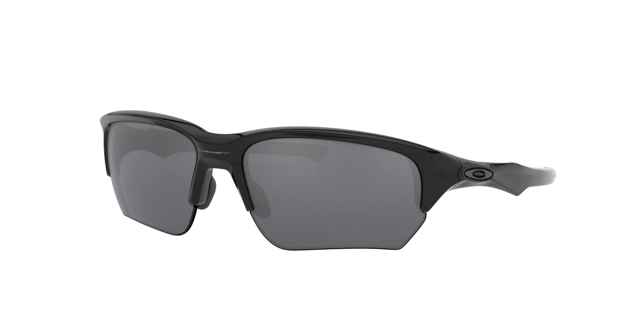 Oakley Men's Flak Beta 0OO9363 Non-polarized Iridium Rectangular Sunglasses, POLISHED BLACK, 64.03 mm
