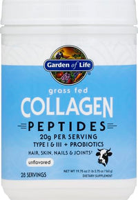 Thumbnail for Garden of Life Grass Fed Collagen Peptides Powder Unflavored Collagen Powder for Women Men Hair Skin Nails Joints, Hydrolyzed Collagen Protein Supplements, Collagen for Women & Men, 28 Servings