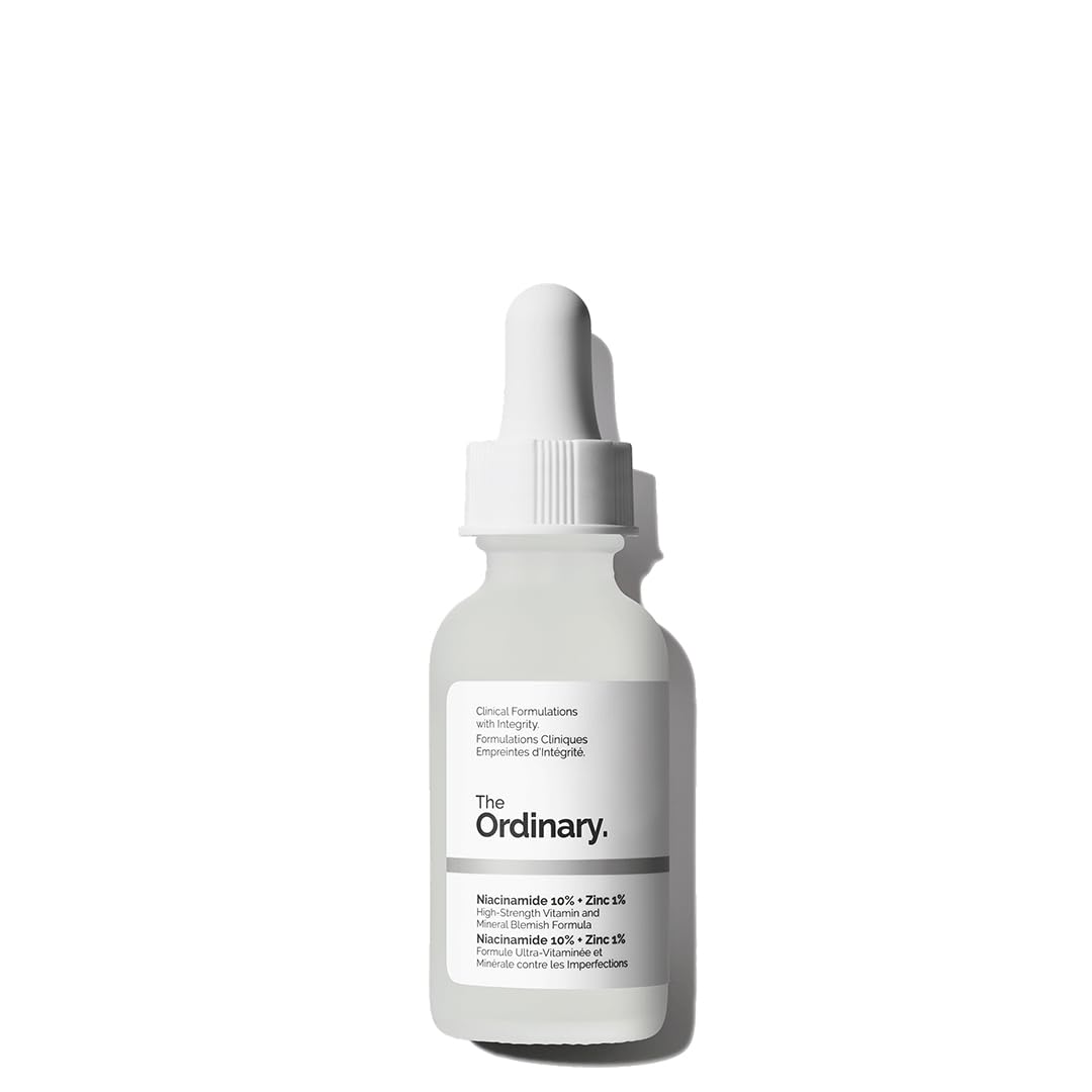 The Ordinary Niacinamide 10% + Zinc 1%, Smoothing Serum for Blemish-Prone Skin, 1 Fl Oz