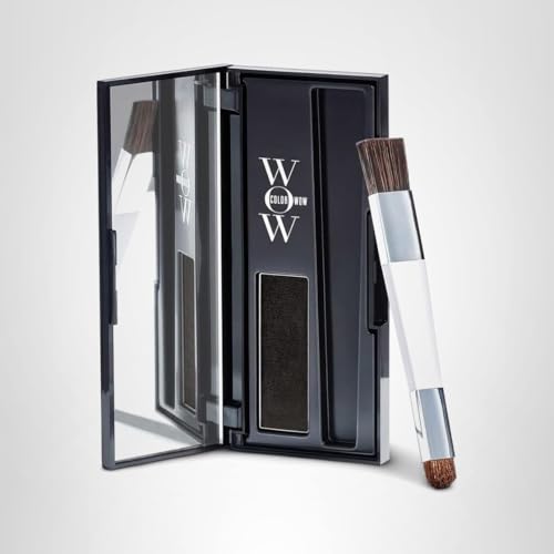 COLOR WOW Root Cover Up, Black – Instant Grey Coverage and Temporary Touch-Up, Water and Sweat Resistant, No mess Award-Winning Formula