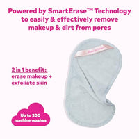 Thumbnail for The Original MakeUp Eraser PRO, Effortlessly Remove All Makeup Using Only Water, Including Waterproof Mascara, Eyeliner, Foundation, Lipstick, Sunscreen, and More! Cool Gray, 1ct.