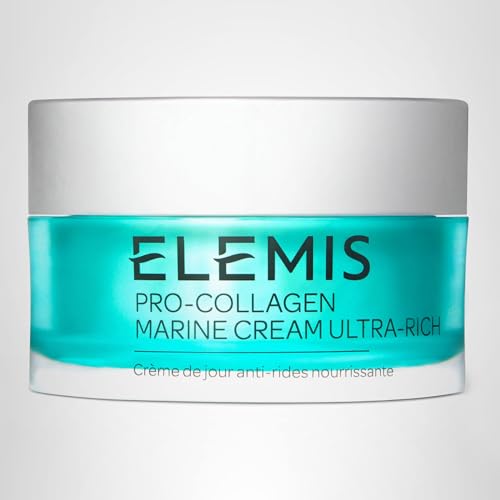 ELEMIS Pro-Collagen Marine Cream Ultra Rich 50ml – Deeply Hydrating Anti-Wrinkle Cream for Dry Skin, Firms, Smooths and Nourishes Dry Skin