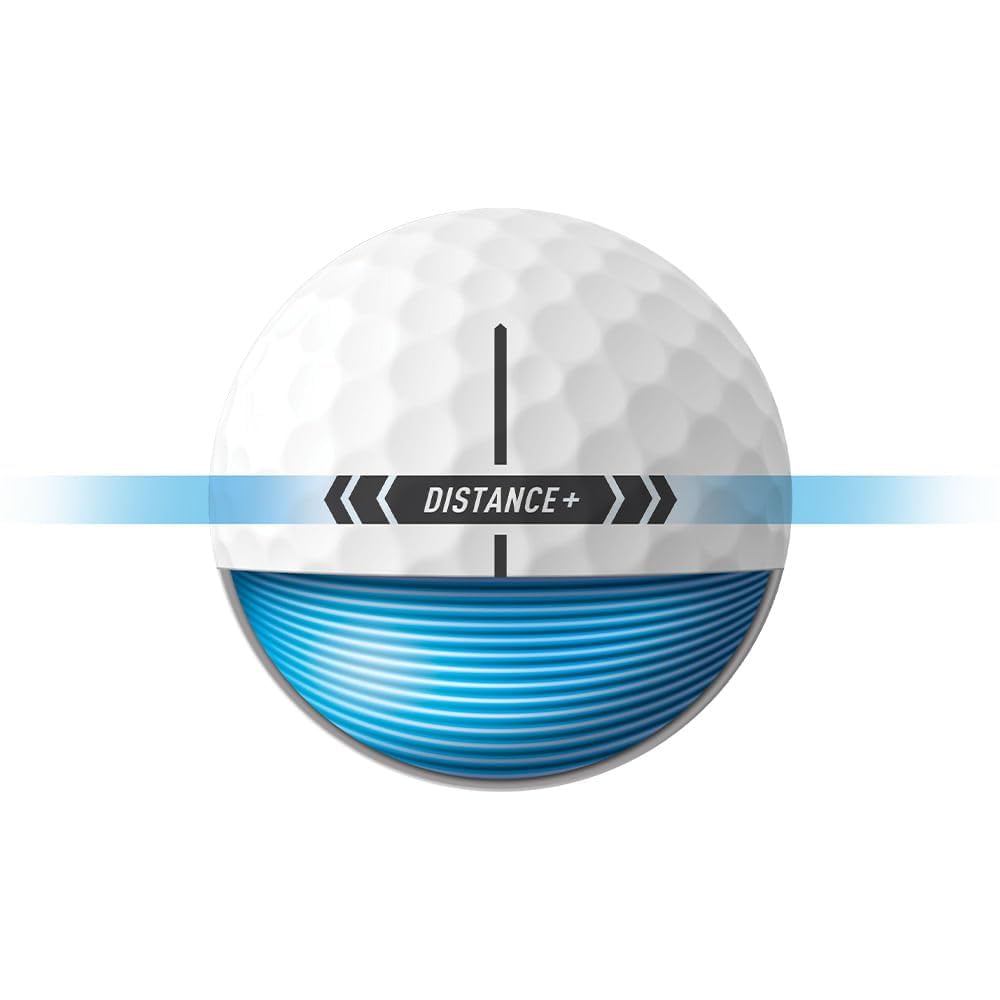 TaylorMade Golf 2025 Distance + White One Dozen
