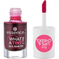 Thumbnail for essence | What a Tint! Lip & Cheek Tint | Long-Lasting Liquid Blush & Lip Stain | Non-Sticky & Kiss-Proof | Vegan & Cruelty Free (01 | Kiss from a Rose)
