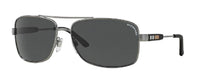 Thumbnail for BURBERRY BE3074 100387 63M Gunmetal/Grey Rectangle Sunglasses For Men+ BUNDLE with Designer iWear Eyewear Kit