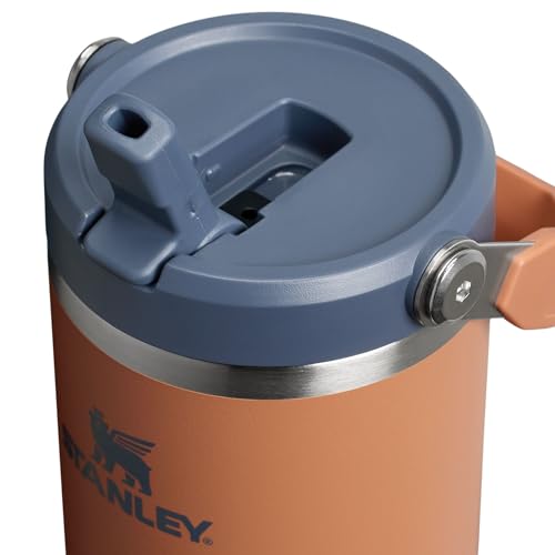 Stanley IceFlow 2.0 Flip Straw Tumbler with Handle 30 oz | Twist On Lid and Flip Up Straw | Leak Resistant Water Bottle | Insulated Stainless Steel | BPA-Free | Toast