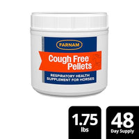 Thumbnail for Farnam Cough Free Horse Supplement Pellets, Respiratory Support for Seasonal Allergies, Stable Cough, Lung Support Supplement, Show Safe, Herbal Formula, 2.5 lbs, 70-Day Supply