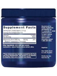 Thumbnail for Life Extension Neuro-Mag Magnesium L-Threonate Powder (Tropical Punch) - Ultra-Absorbable - Supports Memory, Focus, Cognitive Function & Mood - Gluten No, Non-GMO, Vegetarian (30 Servings)