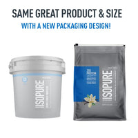 Thumbnail for Isopure Zero Carb 100% Pure Whey Isolate Protein Powder, Lactose Free, Gluten Free, With Vitamins, Creamy Vanilla, 25g Protein Per Serving, 7.5 Lbs, 110 Servings (Packaging May Vary)