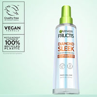 Thumbnail for Garnier Fructis Diamond Sleek Hair Shine Spray, Frizz Control and Heat Protectant for Frizzy, Dry Hair, Formulated with Vegan Keratin Smoothing Complex and Argan Oil, 4.6 Fl Oz