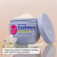 Thumbnail for eos Cashmere Whipped Oil Body Butter, Vanilla Cashmere, 72 Hour Weightless Moisture For Dry Skin, Rich Formula and Deep Hydration, Body Care, 10 oz