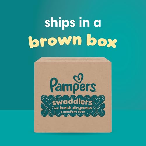 Pampers Swaddlers Diapers, Size 6 (23-44 lbs), 108 Count, Absorbent, Keeps Baby Dry and Comfortable, Skin Safe Disposable Baby Diaper (Packaging May Vary)