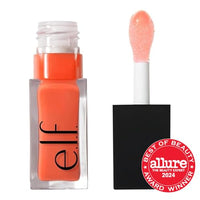 Thumbnail for e.l.f. Glow Reviver Lip Oil, Nourishing Tinted Lip Oil For A High-shine Finish, Infused With Jojoba Oil, Vegan & Cruelty-free, Coral Fixation