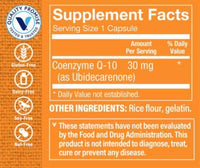 Thumbnail for The Vitamin Shoppe CoQ-10 30mg - Beneficial for Those Taking Statins - Supports Heart & Cellular Health and Healthy Energy Production, Essential Antioxidant - Once Daily (120 Capsules)